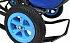 Санки-коляска Snow Galaxy City-1-1, дизайн - 2 Медведя на облаке на синем фоне, на больших надувных колёсах с сумкой и варежками  - миниатюра №9